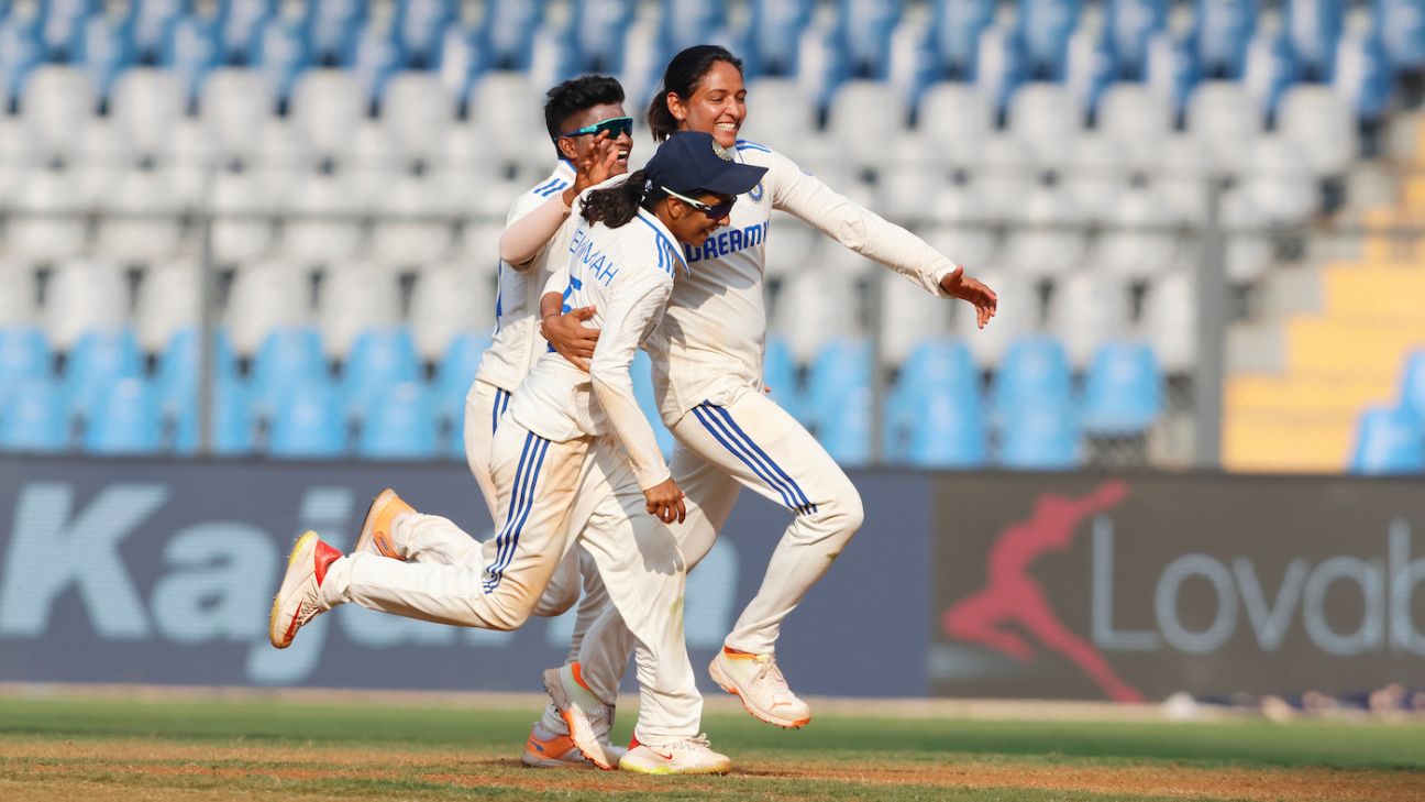 Recent Match Report - India (W) vs AUS WMN Only Test 2023/24