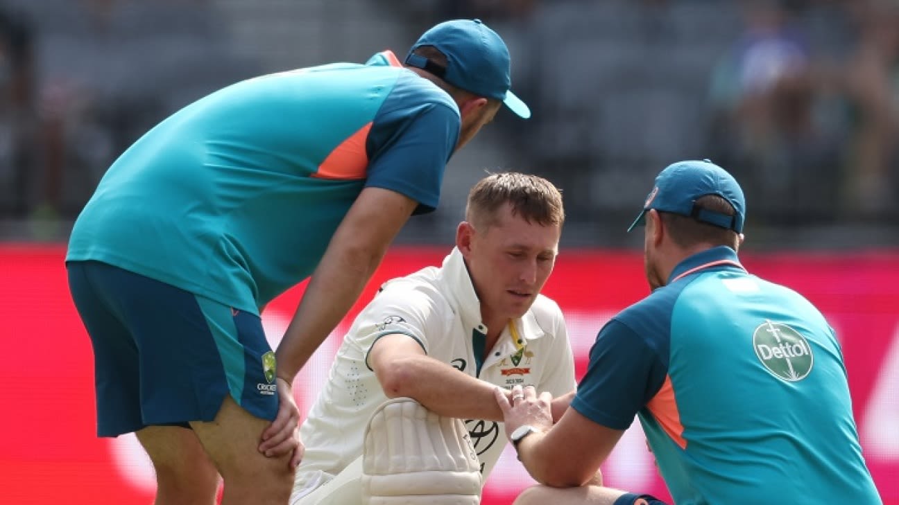 Marnus Labuschagne to undergo scan after hurting finger against Pakistan